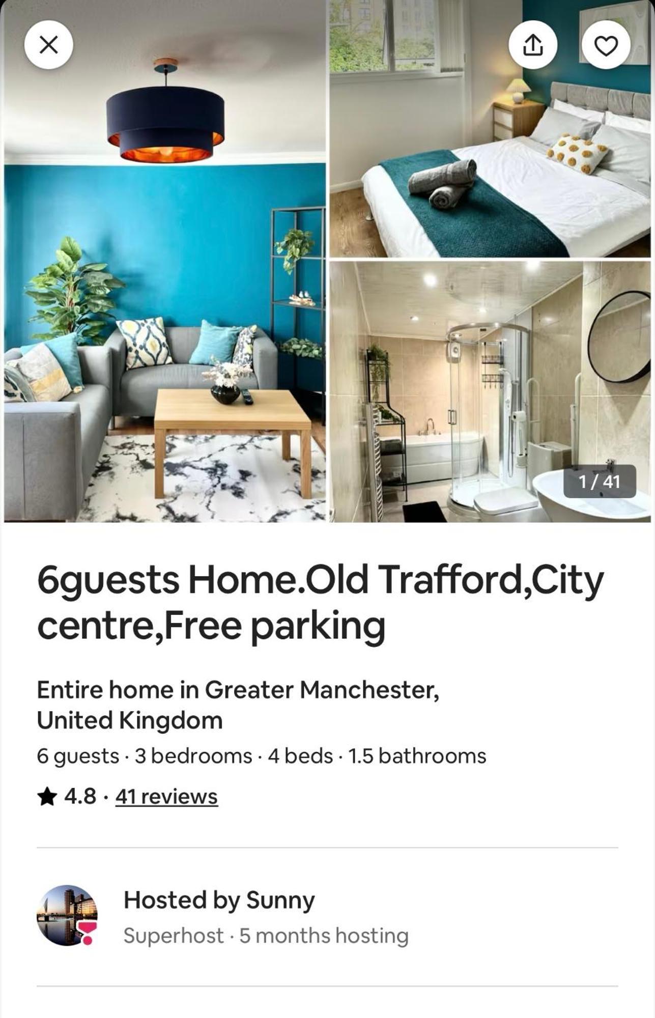 6 Guests House Old Trafford,Media City,City Centre, Free Parking Μάντσεστερ Εξωτερικό φωτογραφία